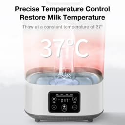 MAMIJOY Multi-function Baby Bottle Sterilizer With Drying 5 In1 Fast Bottle Heater Capacity Milk Bottle Warmer Auto Shut-Off N30