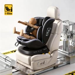Reecle I-Size 360 Swivel Baby Car Seat, 40-150cm (0-12 Years), Compatible with ISOFIX