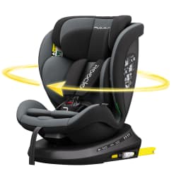 Reecle I-Size 360 Swivel Baby Car Seat, 40-150cm (0-12 Years), Compatible with ISOFIX