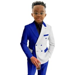 Boys Formal Suit Set 2 Pieces, Flower Boy for Wedding Party Cocktail Party Kids Suit Dress 3-16 Years Old Children Suit