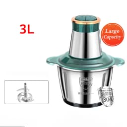 DWiusty Electric Meat Grinders 2L Food Crusher Stainless Steel Multifunctional Vegetable Processor Chopper Kitchen Blenders