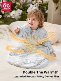 AIBEDILA Toddlers Baby Sleep Sack Thin Skin Friendly Infant Sleeping Bag Ultra Soft Kids Wearable Blanket For Boy/Girl