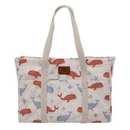 Wet/Dry Storage Tote Bag Mommy Bag Convert Diaper Changing Mat Included 2Pcs Removable Diaper Mats And 1Pc Shoulder Belt