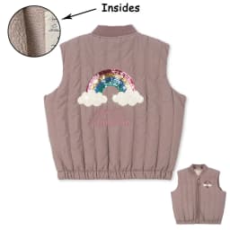 2026 KS Autumn Girls Cartoon Jacket Winter Boys Lambswool Coats Children Cotton Embroidery Coat Kids Fleece Outwear Clothes