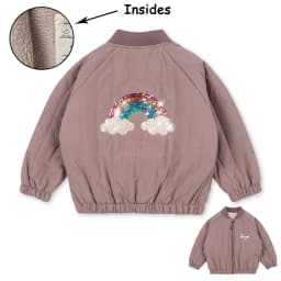 2026 KS Autumn Girls Cartoon Jacket Winter Boys Lambswool Coats Children Cotton Embroidery Coat Kids Fleece Outwear Clothes