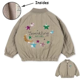 2026 KS Autumn Girls Cartoon Jacket Winter Boys Lambswool Coats Children Cotton Embroidery Coat Kids Fleece Outwear Clothes