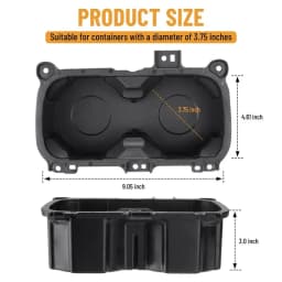 A71Z Insert Center Console Cup Holder For Toyota Tacoma 2016-2023 Replacement Drink Accessories