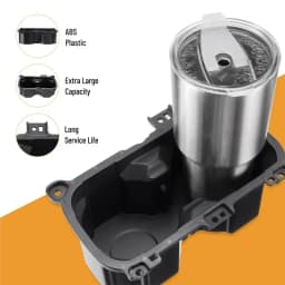 A71Z Insert Center Console Cup Holder For Toyota Tacoma 2016-2023 Replacement Drink Accessories