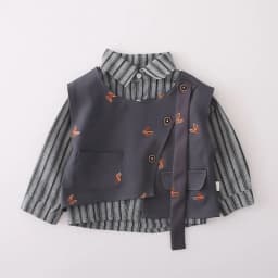 2026 Spring And Autumn New Baby Boy's Clothing Set Korean Edition Handsome Children's Suit Bow Vest Shirt Pants 3PCS 1-5Years