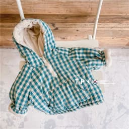 Fashion Plaid Kids Jacket 2026 Korean Thicken Cotton Warm Boys Girls' Coat Baby Cotton Coat Plush Winter Children's Clothing