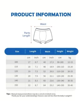 16 Pack Kids Cotton Boxer Umderwear High Elastic Waist and Breathable Underpants for Boys