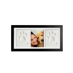 Newborn Hand Footprint Clay Photo Frame Six-Grid Commemorative Frame With Custom ID Tag Baby Memory Keepsake Gift For Infant