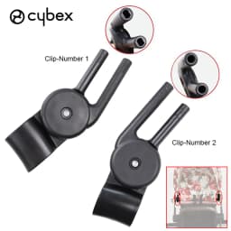 Buggy Sunshade Clip Connector for Cybex Mios 2/3 Priam 3/4 2019~2025 Stroller Canopy Rod Clip Awning Clasp Adjustable Knob