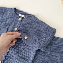New Autumn Winter Toddlers Girls Knitted Sets Cardigan Sweater Shorts 2pcs Korean Style Baby Kids Princess Outfits