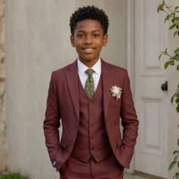 Linen 3 Pieces Beach Wedding Boy Suits Prom Classic Light Wear For Kids Outdoor Garden Elegant Family Summer Celebrations