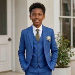 Linen 3 Pieces Beach Wedding Boy Suits Prom Classic Light Wear For Kids Outdoor Garden Elegant Family Summer Celebrations