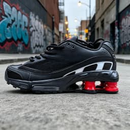 Urban City Commute Shox Column Athletic Shoes Sidewalk Walking Light Cushion Sneakers