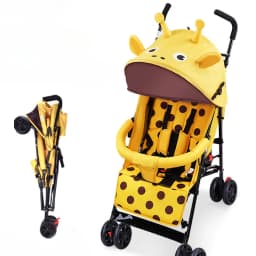 portable baby stroller Simple folding children's shock absorber car Refreshing and breathable baby carriage Can sit or lie down