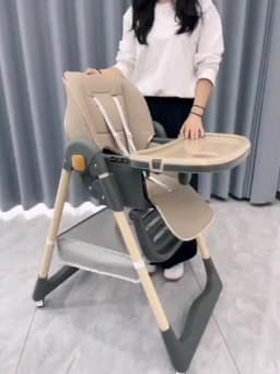 Raised baby dining chair, children's multifunctional foldable dining chair, convenient baby eating dining chair, baby recliner