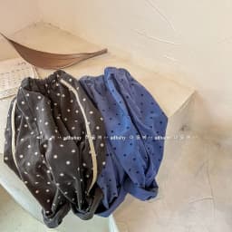 2026 New Fashion Dot Print Girls Harem Pants Loose Children Trousers Autumn Baby Casual Pants Cotton Boys Pants Kids Clothes
