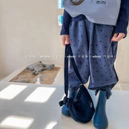 2026 New Fashion Dot Print Girls Harem Pants Loose Children Trousers Autumn Baby Casual Pants Cotton Boys Pants Kids Clothes