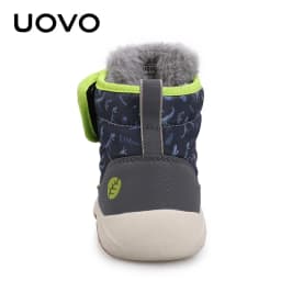 UOVO 2026 Snow Boots Kids Winter Footwear Boys and Girls Fashion Warm Shoes Toddler Size #24-33
