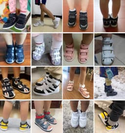 Orthopedic Sandals for Kids and Toddlers, Summer Children's Corrective Shoes for Flat Feet Tiptoe Walking,High-Top Ankle Support