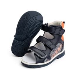 Orthopedic Sandals for Kids and Toddlers, Summer Children's Corrective Shoes for Flat Feet Tiptoe Walking,High-Top Ankle Support
