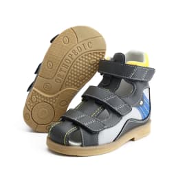 Orthopedic Sandals for Kids and Toddlers, Summer Children's Corrective Shoes for Flat Feet Tiptoe Walking,High-Top Ankle Support
