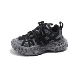 Children's Sneakers for Boy Chunky Non-slip Girls Sneakers Fashion Mesh Breathable Kids Causal School Basketball Shoes Versatile