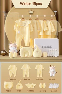 Newborn Baby Clothing 15/17/18/20 Pcs/0-3Months 100%Cotton Kids Clothes Suit Unise Infant Boys Girls Clothing Set Without Box