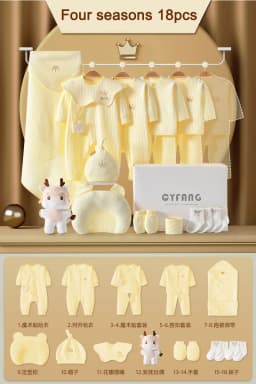 Newborn Baby Clothing 15/17/18/20 Pcs/0-3Months 100%Cotton Kids Clothes Suit Unise Infant Boys Girls Clothing Set Without Box