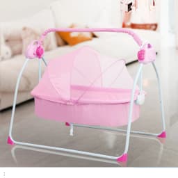 Newborn Baby Electric Rocking Chair Portable Cradle Bed Swing Chair With Bluetooth Music Remote Control Baby Cot 0-36 Month