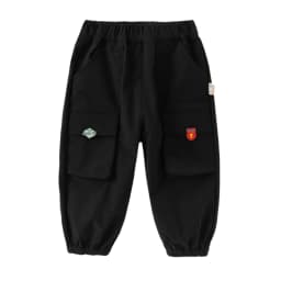 Dave Bella Children's Autumn Spring Cargo Pants Boys Gilrs Elastic Waist Casual Sports Jogger Pants Quick-dry Trousers DB3252905