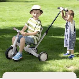 2026 New Children's Tricycle Bicycle Multi-function Trolley Baby Balance Car Scooter Three-in-one Baby Stroller