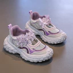 Summer 2025 Girl Sandals Trend New Children's Sports Sandals Mesh Fashion Kids Causal School Running Shoes Breathable Classic