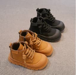 Handsome Western Cowboys Riding Boots for Children Platform Shoes British Style Boys Girls Outdoor Fashionable Short Boot