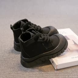Handsome Western Cowboys Riding Boots for Children Platform Shoes British Style Boys Girls Outdoor Fashionable Short Boot