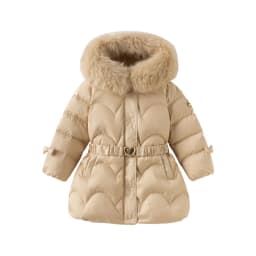Dave Bella Girls Thicken Down Parka Jacket Children Winter Warm Hooded Down Coats Waterproof Outdoor Outwear Clothes DK4242934