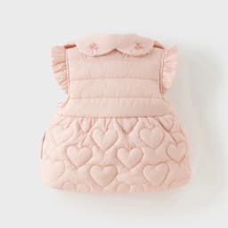 Dave Bella Girls' Vest Autumn Winter New Baby's Casual Comfortable Fashionable Shoulder Children's Stylish Vest DB4254749
