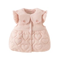 Dave Bella Girls' Vest Autumn Winter New Baby's Casual Comfortable Fashionable Shoulder Children's Stylish Vest DB4254749