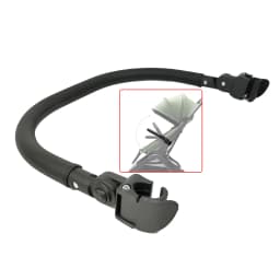 Stroller Armrest For Bugaboo Butterfly Buggy Bumper Bar With Leather Cover Angle Adjustable Foldable Baby Replace Accessories