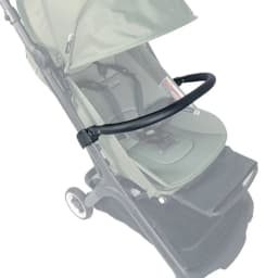 Stroller Armrest For Bugaboo Butterfly Buggy Bumper Bar With Leather Cover Angle Adjustable Foldable Baby Replace Accessories
