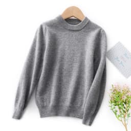 Children's 100% Merino Wool Pullover Sweater Autumn Winter Boys Girls O-neck Soild Basic Long Sleeve Cashmere Sweater Thick Warm