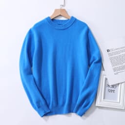 Children's 100% Merino Wool Pullover Sweater Autumn Winter Boys Girls O-neck Soild Basic Long Sleeve Cashmere Sweater Thick Warm