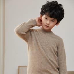 Children's 100% Merino Wool Pullover Sweater Autumn Winter Boys Girls O-neck Soild Basic Long Sleeve Cashmere Sweater Thick Warm