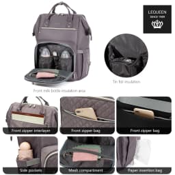 Baby Mommy Bag Waterproof Large Capacity Fashionable and High Quality Supplies for Pregnant Women Babies Diaper Backpacks