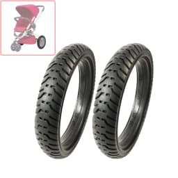 Buggy Rear Tire For Quinny Buzz Xtra ( Not Moodd !!!) Back Wheel With Tread PU Tubeless DIY Compatible Baby Stroller Accessories