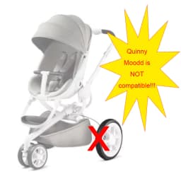 Buggy Rear Tire For Quinny Buzz Xtra ( Not Moodd !!!) Back Wheel With Tread PU Tubeless DIY Compatible Baby Stroller Accessories