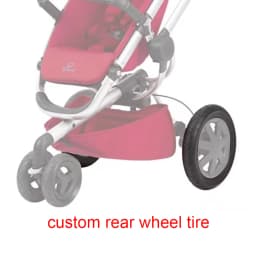 Buggy Rear Tire For Quinny Buzz Xtra ( Not Moodd !!!) Back Wheel With Tread PU Tubeless DIY Compatible Baby Stroller Accessories